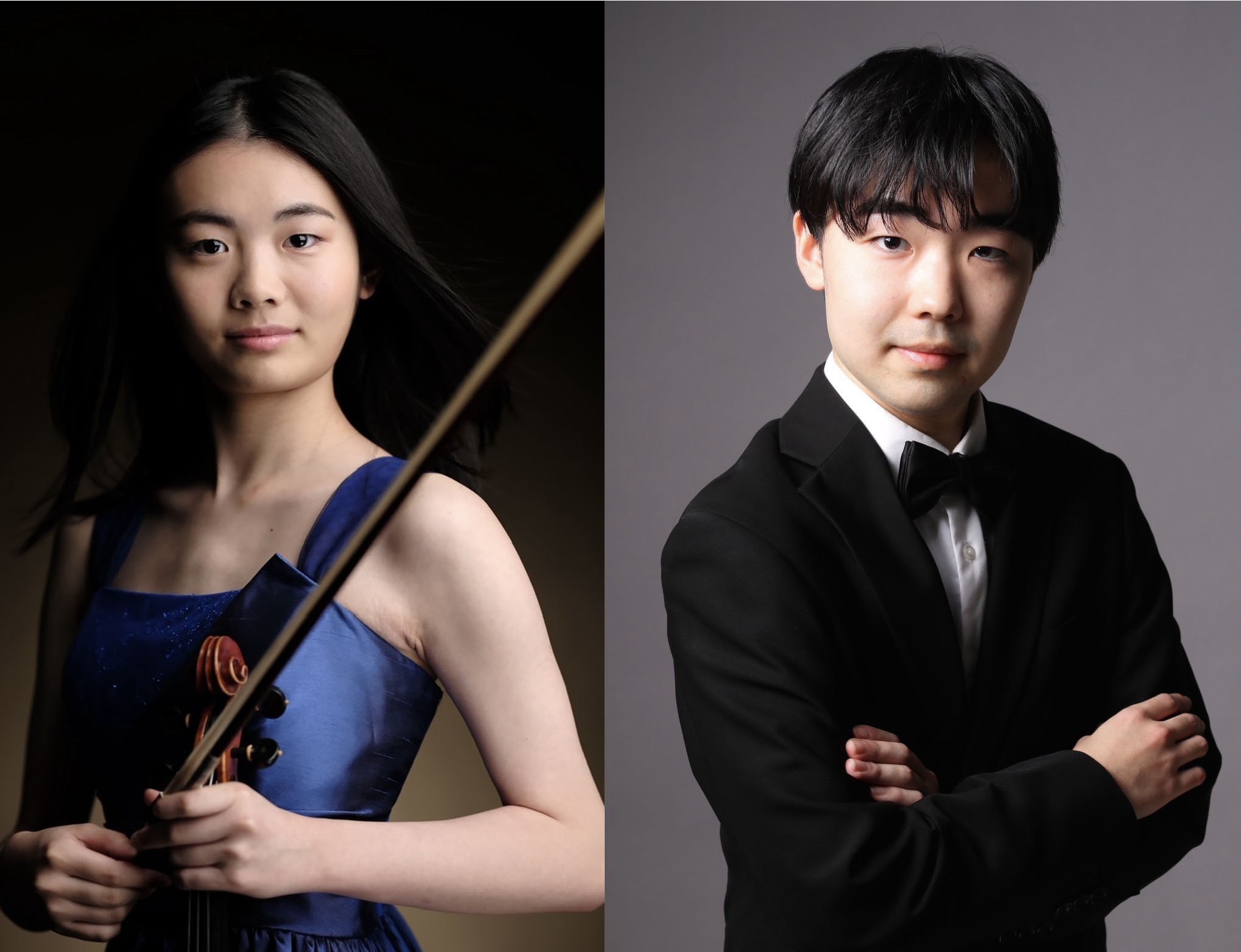 伊藤澄香［ヴァイオリン］<small>ⓒ井村重人</small>　　　　河邉直生［ピアノ］