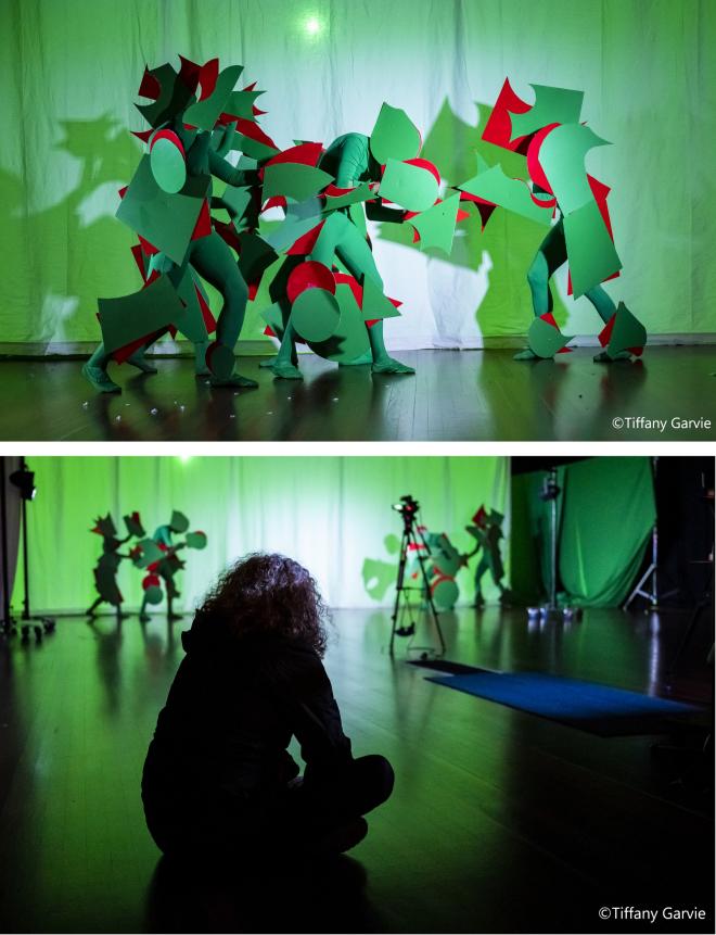 『ランニングマシン』初演時、クリエイションの様子